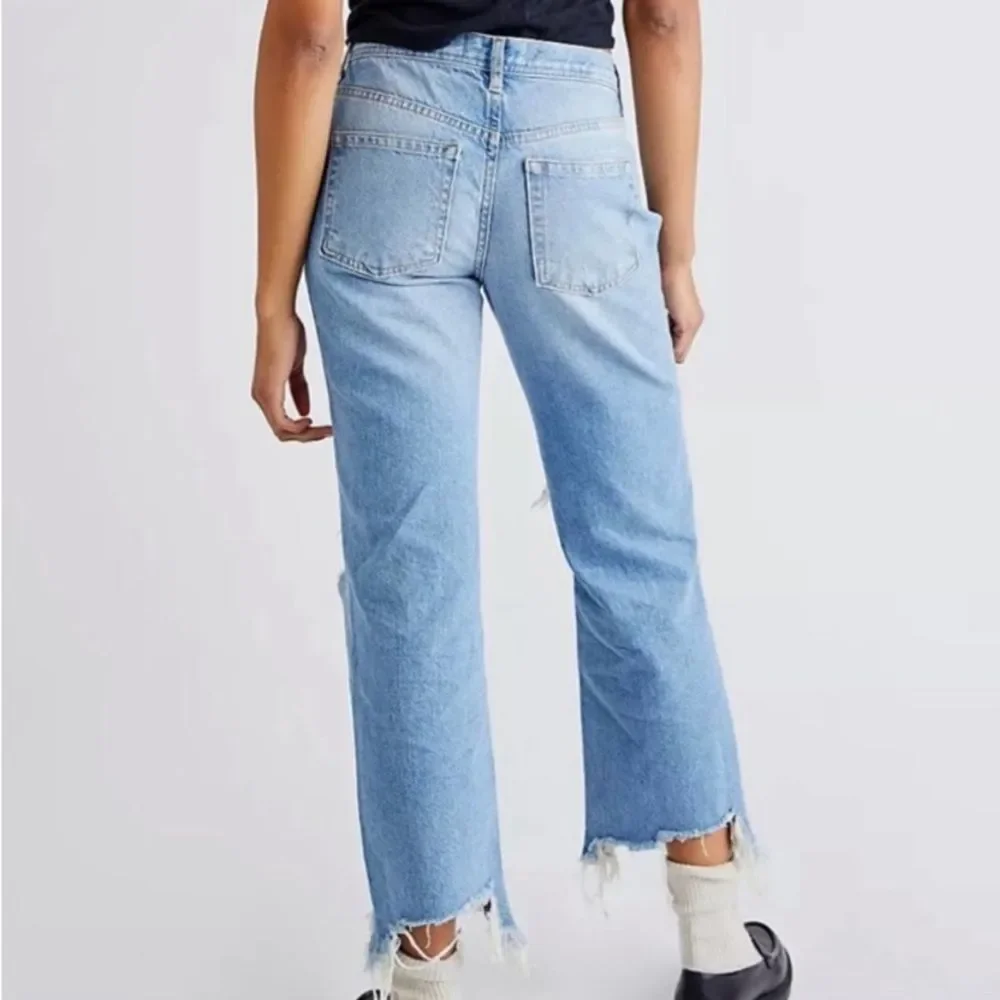 Free‎ people Maggie straight distressed jeans